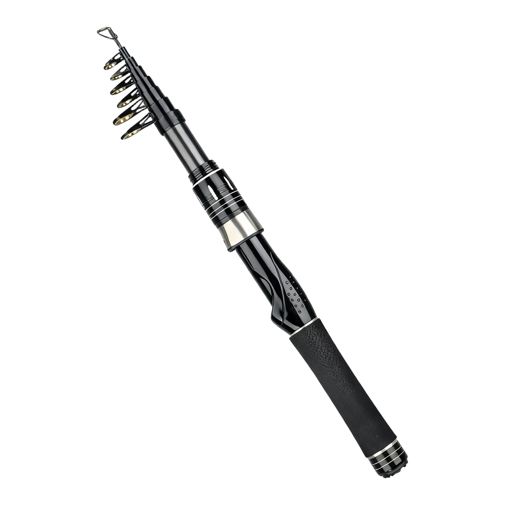 Fishing Rod Casting - Canne à pêche télescopique ultralégère en