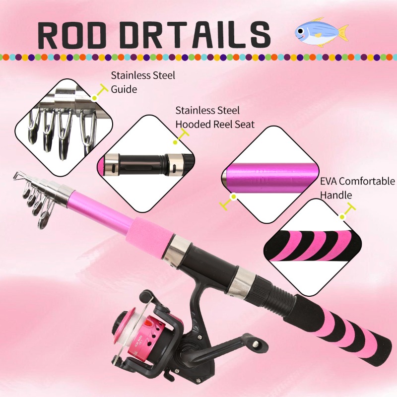 Ensemble combiné de canne à pê - Fishing Rod Combo avis et prix