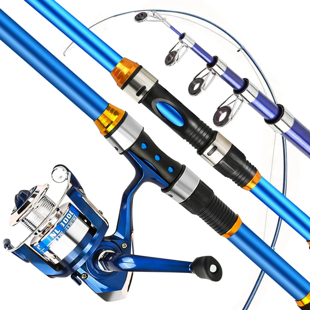 Ensemble de canne à pêche téle - Fishing Rod Carbon Fiber avis et prix